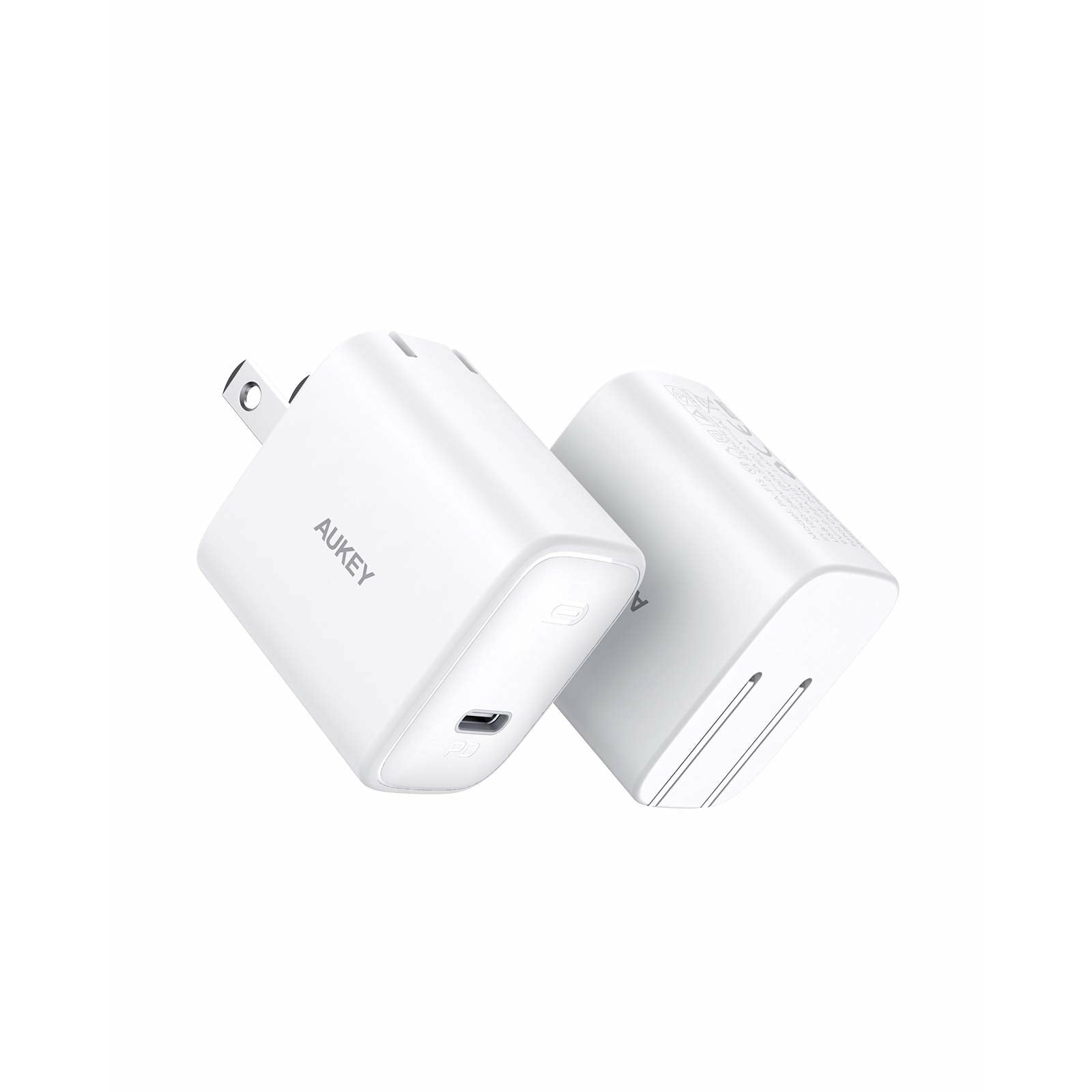 AUKEY PA-F1S Swift 20W USB C Charger Power Delivery 3.0, 2 Pack