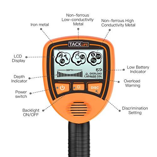 Metal Detector Mainly for Kids with Large Back-lit LCD Display MMD03