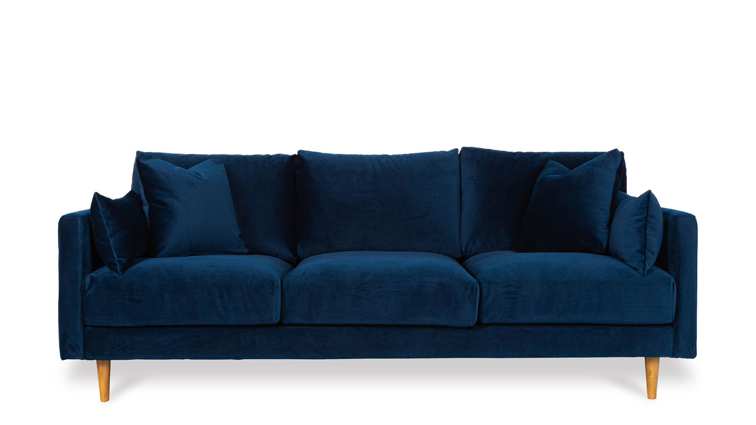 Anna Velvet 3 Seat Sofa