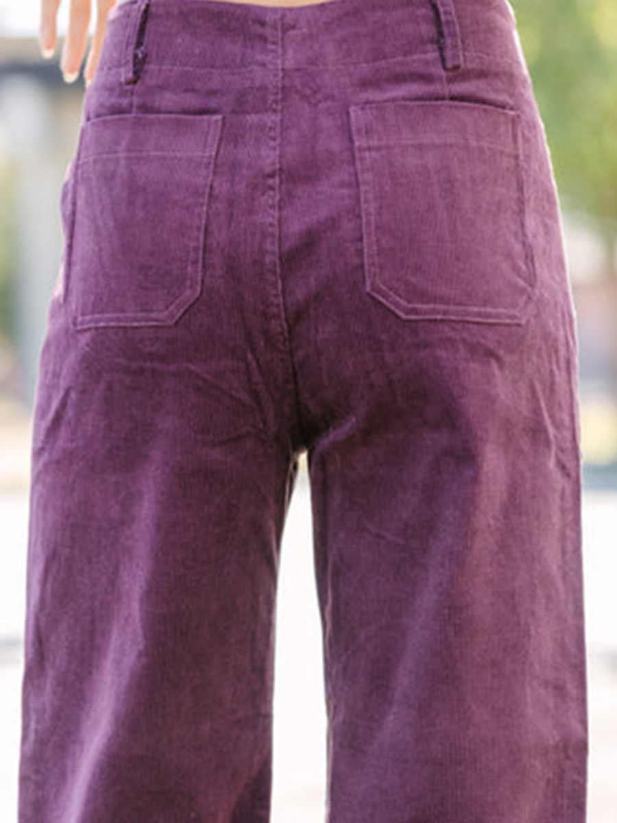 Purple Corduroy Pants