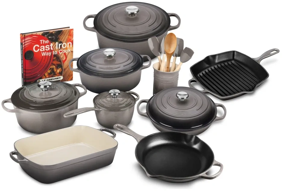 21-piece Signature Cast Iron Cookware Set