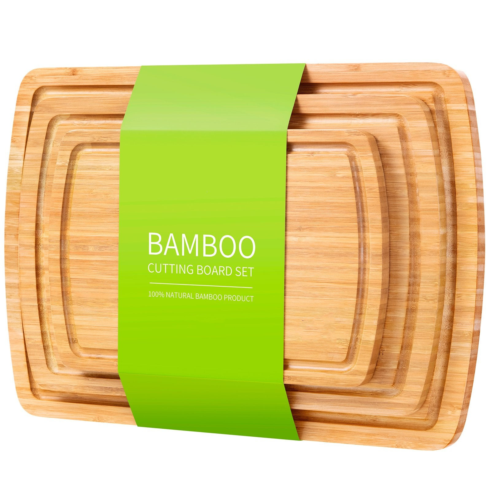 (Store Closing Sale) Bamboo Cutting Board Set of 3