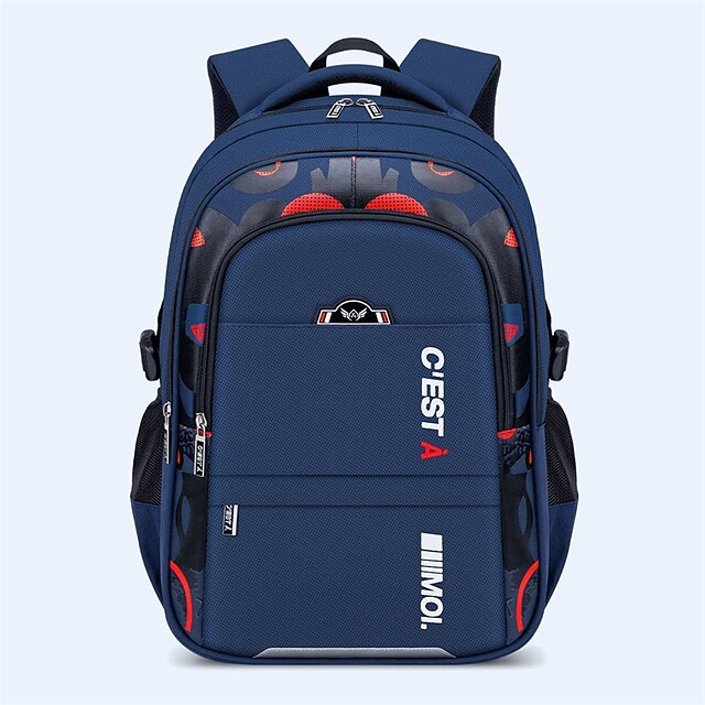 1Pc Large Capacity Waterproof Students Backpack Back t0 School Bags Book Bag