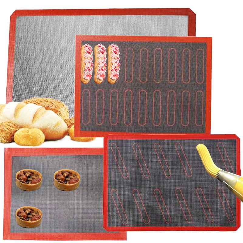 (Store Closing Sale) Perforated Silicone Baking Mat Non-Stick Oven Sheet Liner Bakery Tool For Cookie /Bread/ Macaroon Kitchen Bakeware Accessories