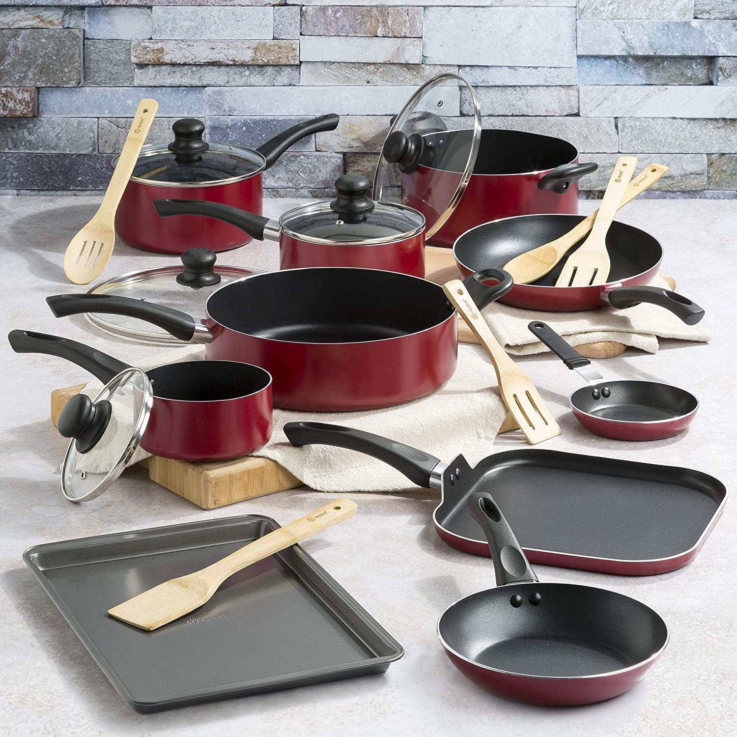 (Store Closing Sale) Nonstick Cookware Set  20-Piece