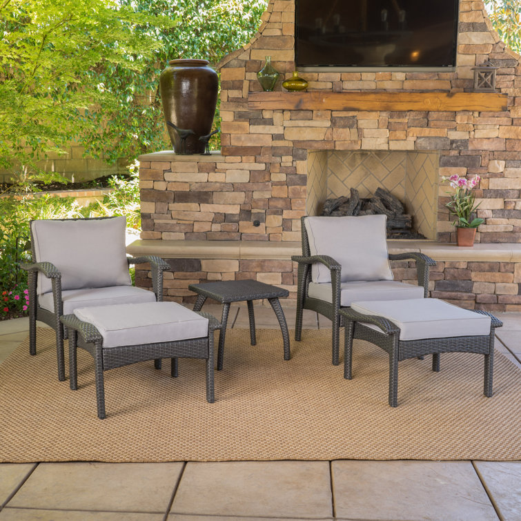 Modean 3 Piece Rattan Seating Group with Cushions