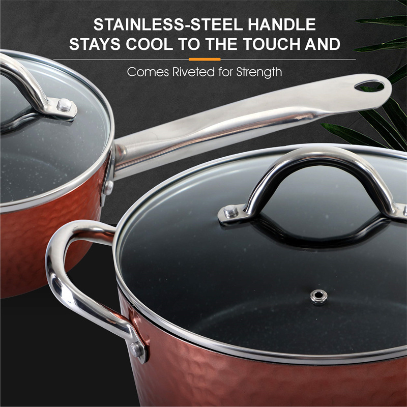 Non-stick induction cookware sets