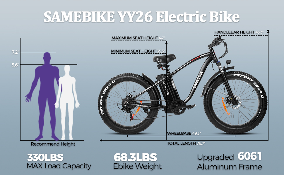 ✨Fast Charging Extra Large Battery Outdoor Electric Bike✨