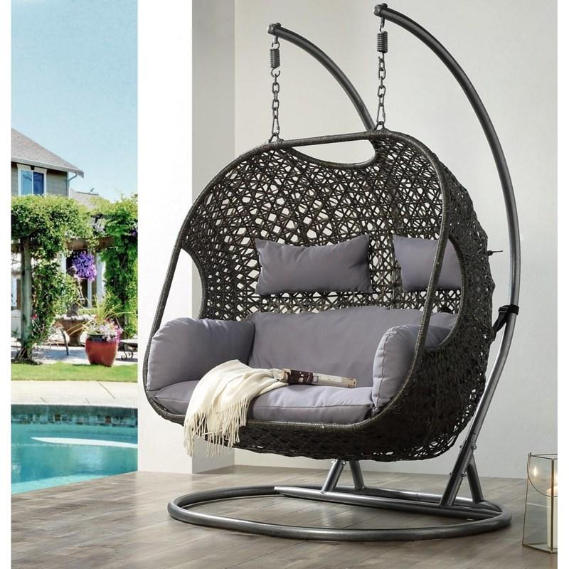 2023 Patio wicker swing chair