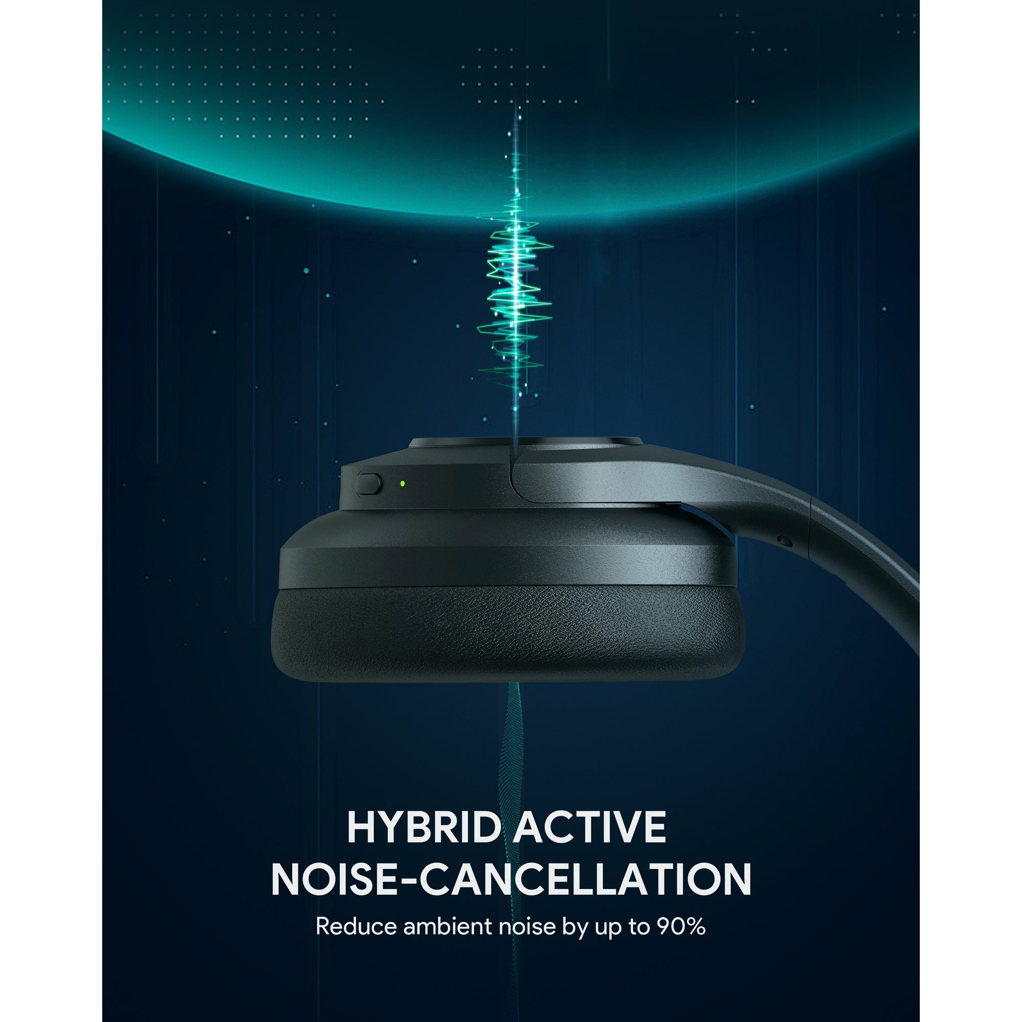 AUKEY EP-N12 Hybrid Active Noise Cancelling Headphones