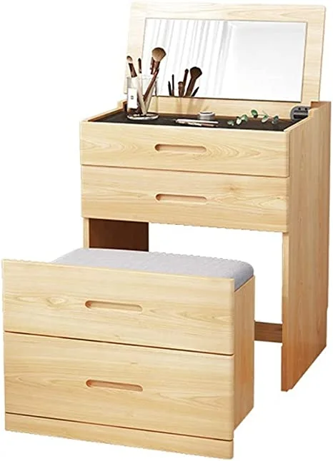 Solid Wood Multifunctional Dressing Table