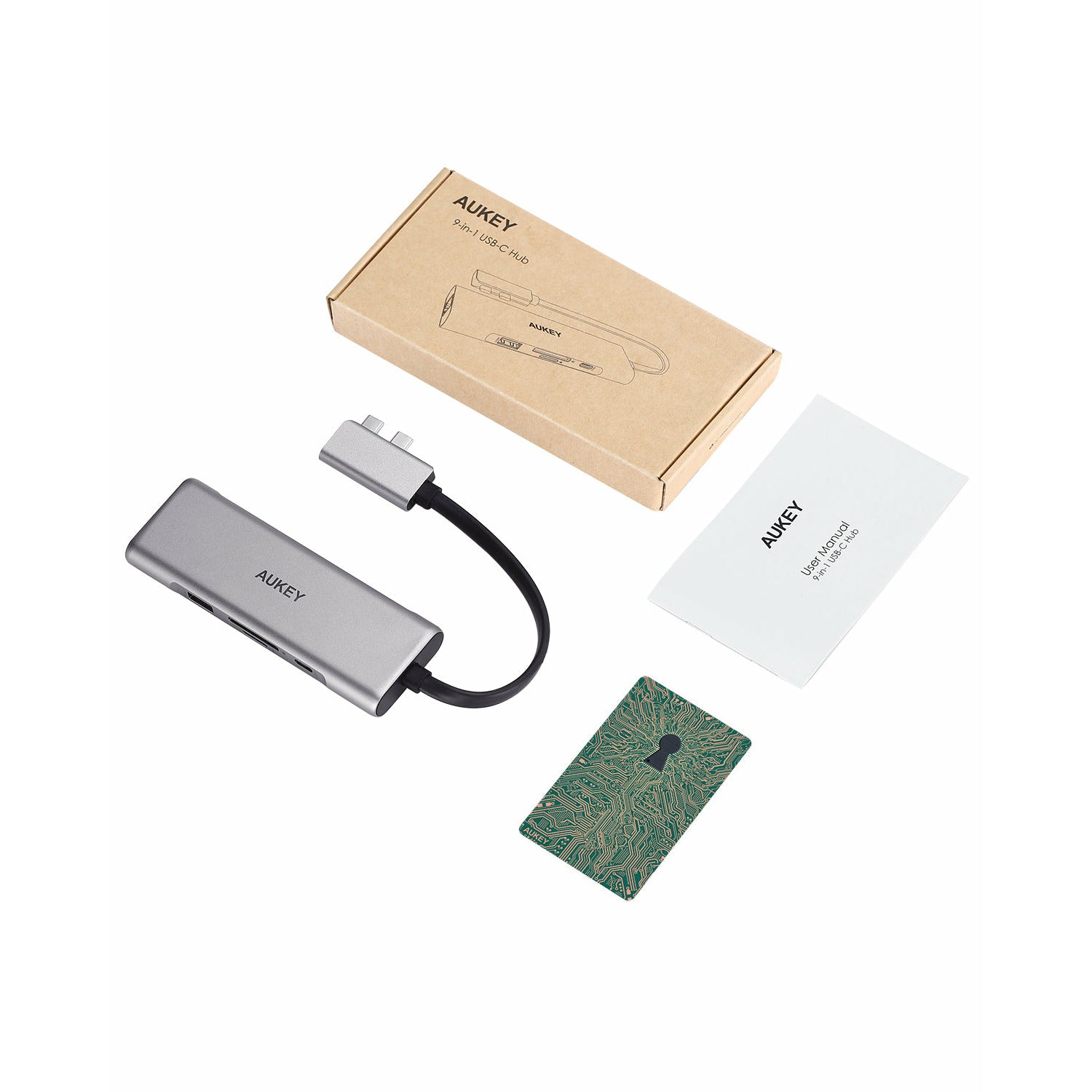 AUKEY CB-C81 2*USB 3.1 Type C Male to HDMI*2