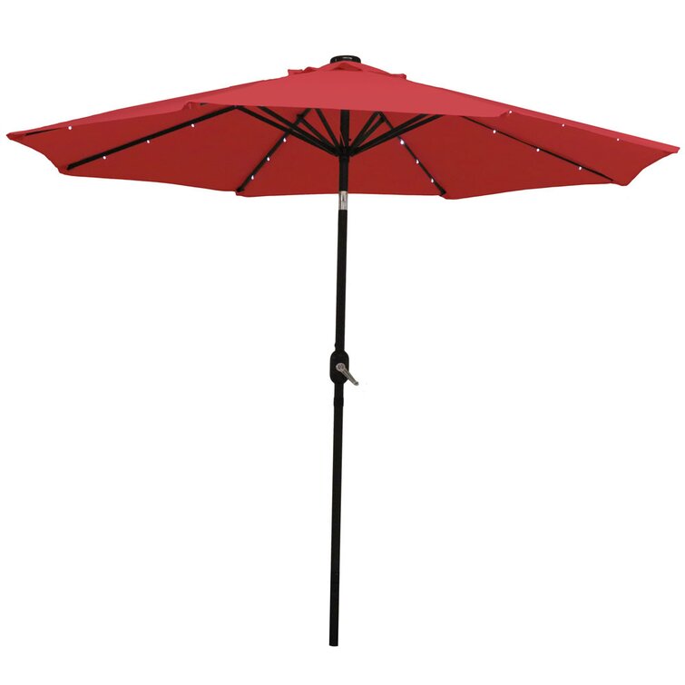 Jericho 108'' Lighted Market Umbrella