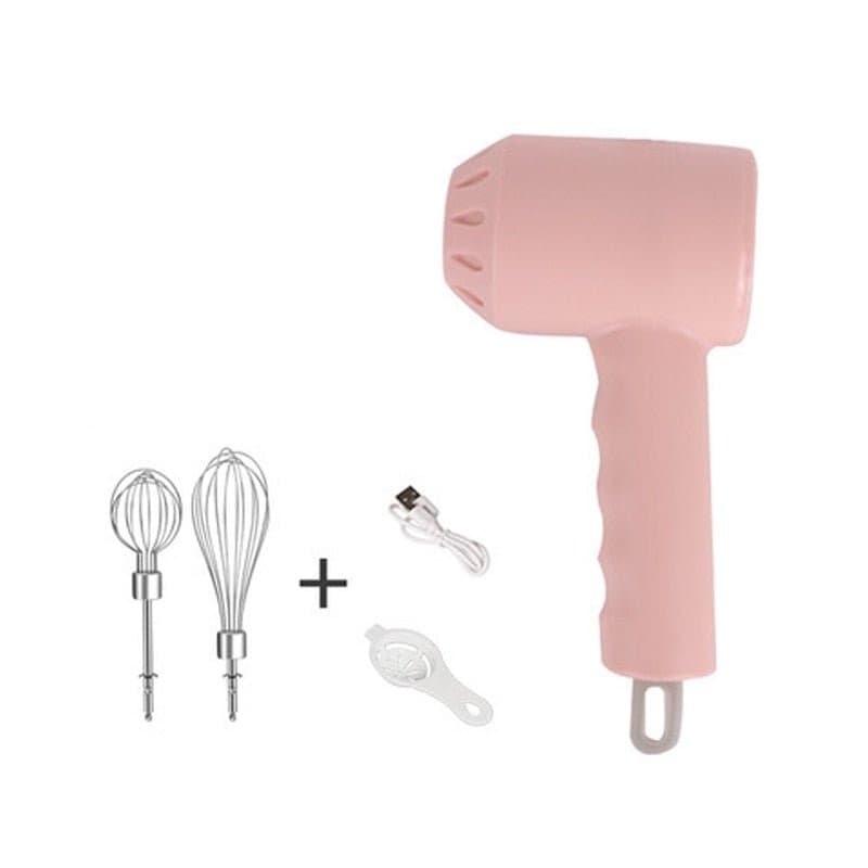 USB 2 In 1 Wireless Electric Garlic Chopper Masher Whisk Egg Beater