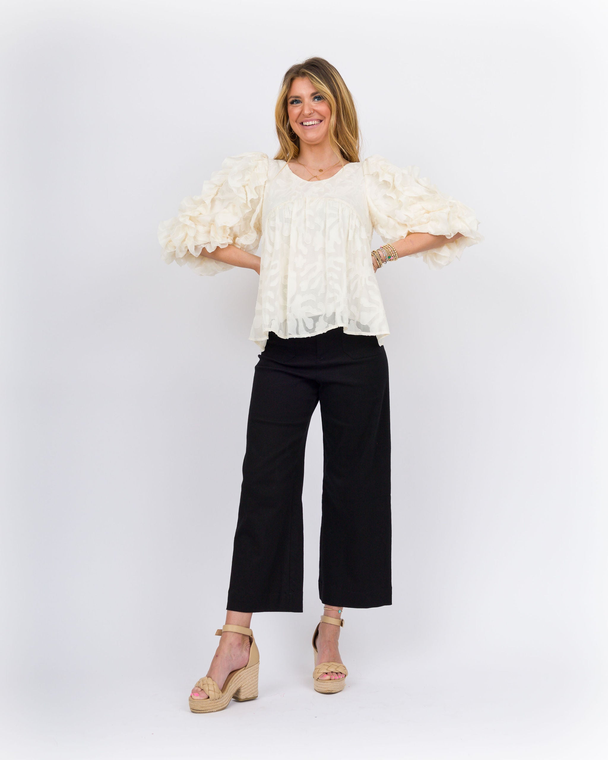 Josephine Ruffle Top