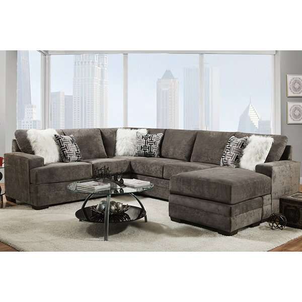 3 PC AVERY CHARCOAL SECTIONAL