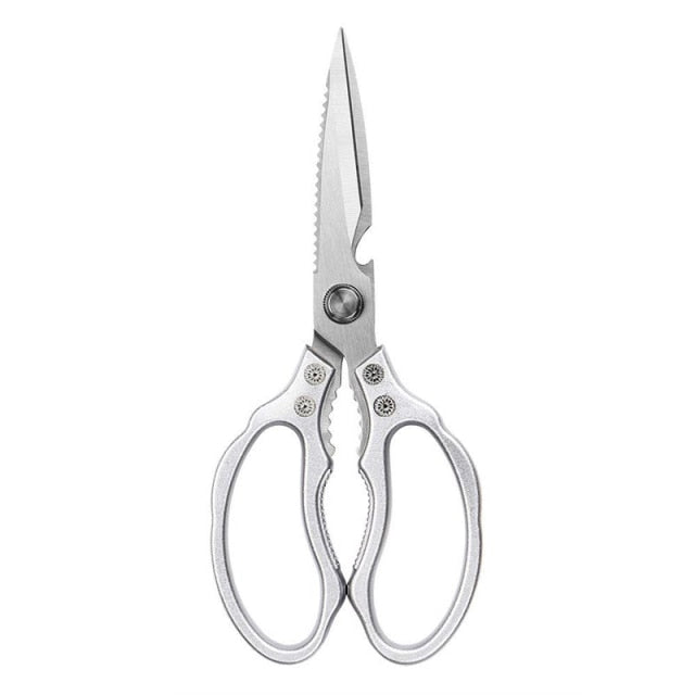 (Store Closing Sale) Heavy Duty Stainless Steel Kitchen Scissors,Multipurpose Ultra Sharp Utility Scissors, Professional Poultry Shears for Bone, Chicken, Meat, Fish, Turkey,Vegetables,Barbecue Scissors.