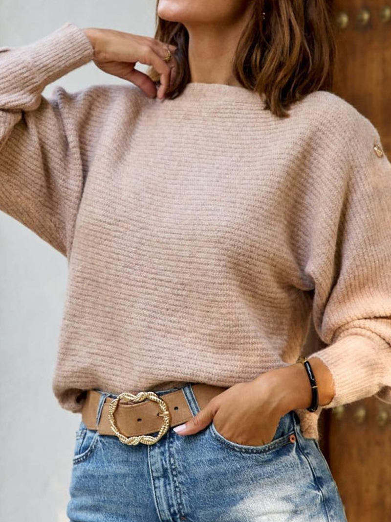 Women's Casual Knitted Sweater Top