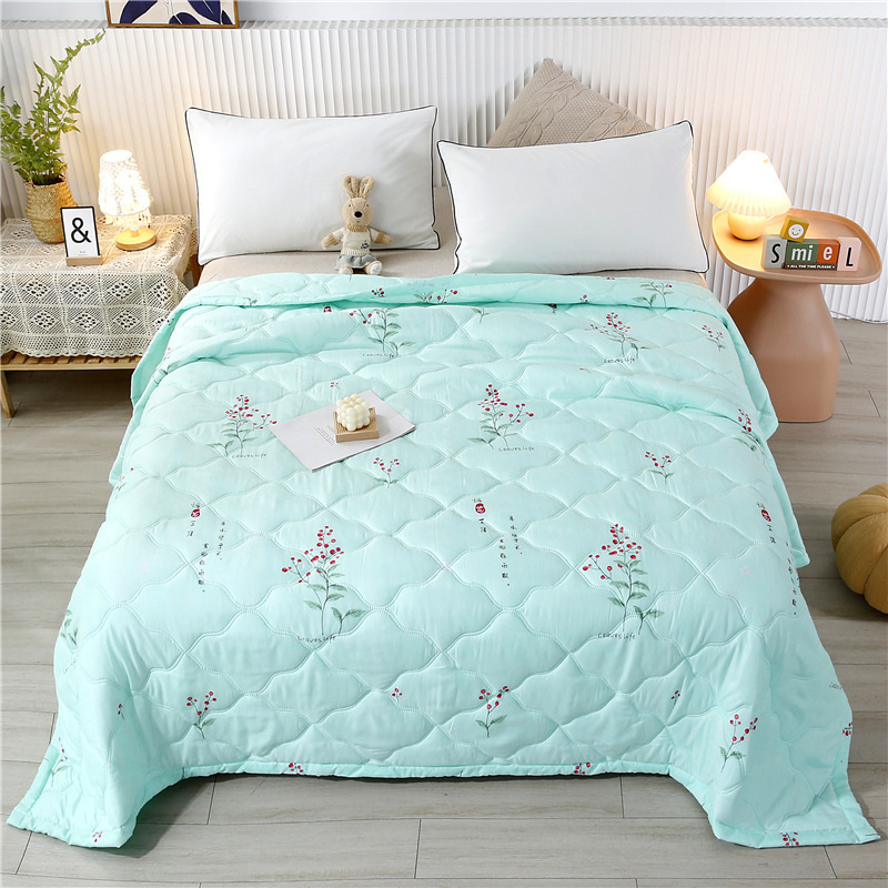 Summer Cartoon Cool Ice Silk Blanket Queen King Size