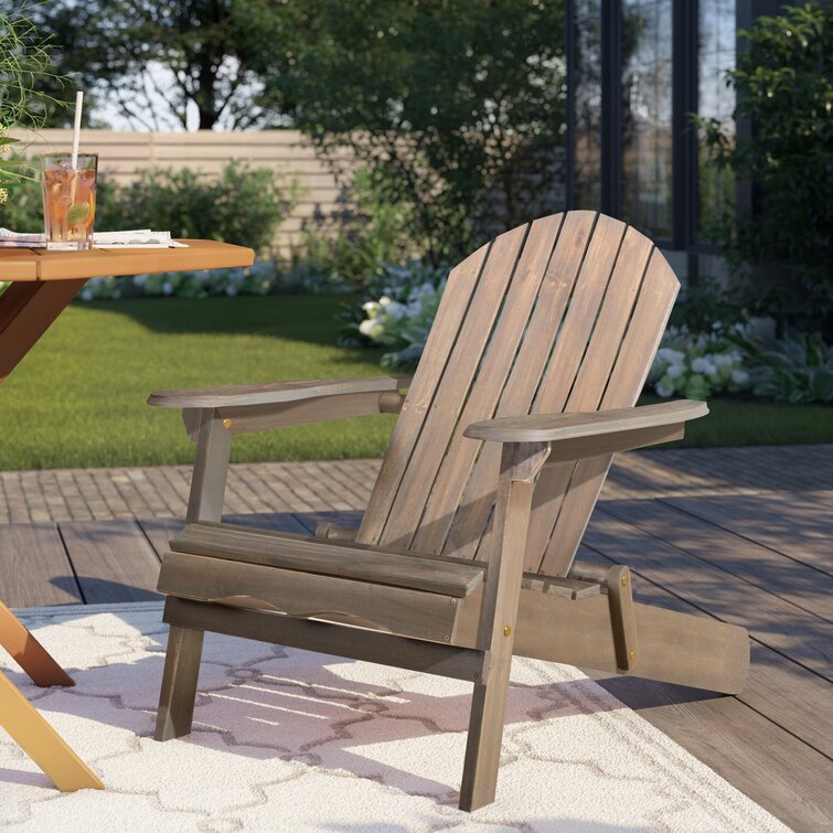 Woking Acacia Outdoor Adirondack Chair Set