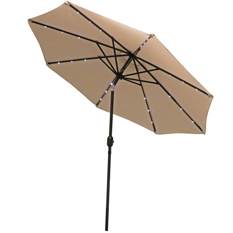 Jericho 108'' Lighted Market Umbrella