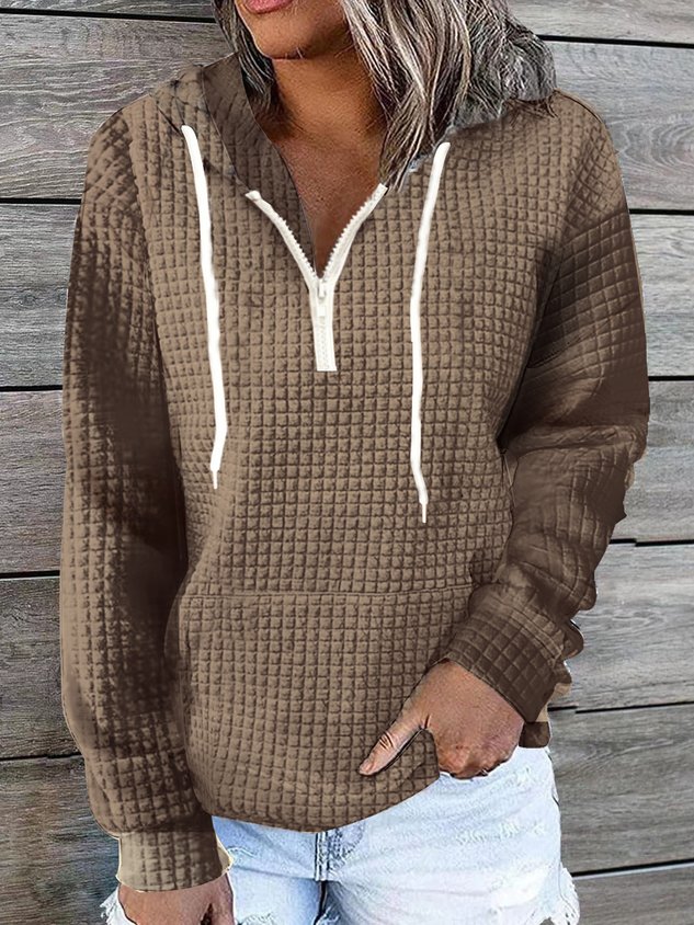 Casual Hoodie Plain Hoodie