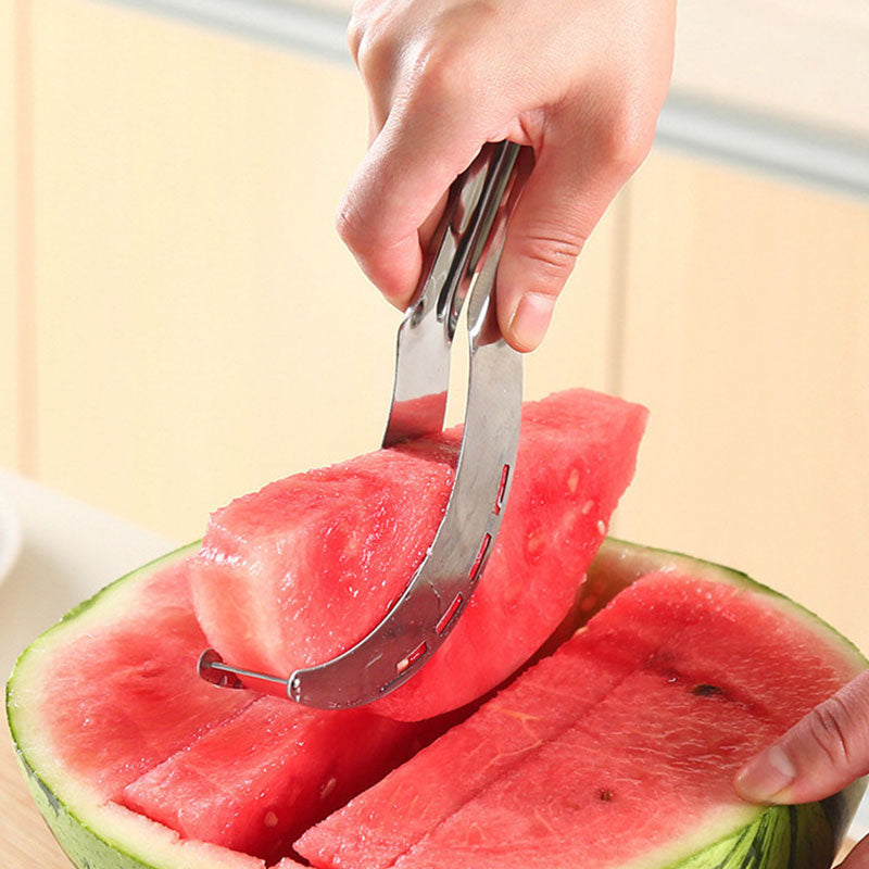 (Store Closing Sale) Stainless Steel Watermelon Slicer