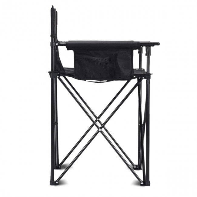 Portable 38 Inch Oversized High Camping Fishing Folding Chair