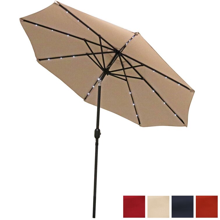 Jericho 108'' Lighted Market Umbrella