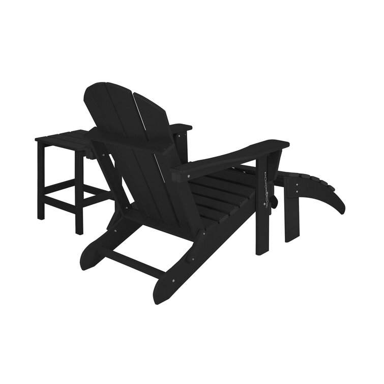 Shawnna Resin Folding Adirondack Chair Ottoman