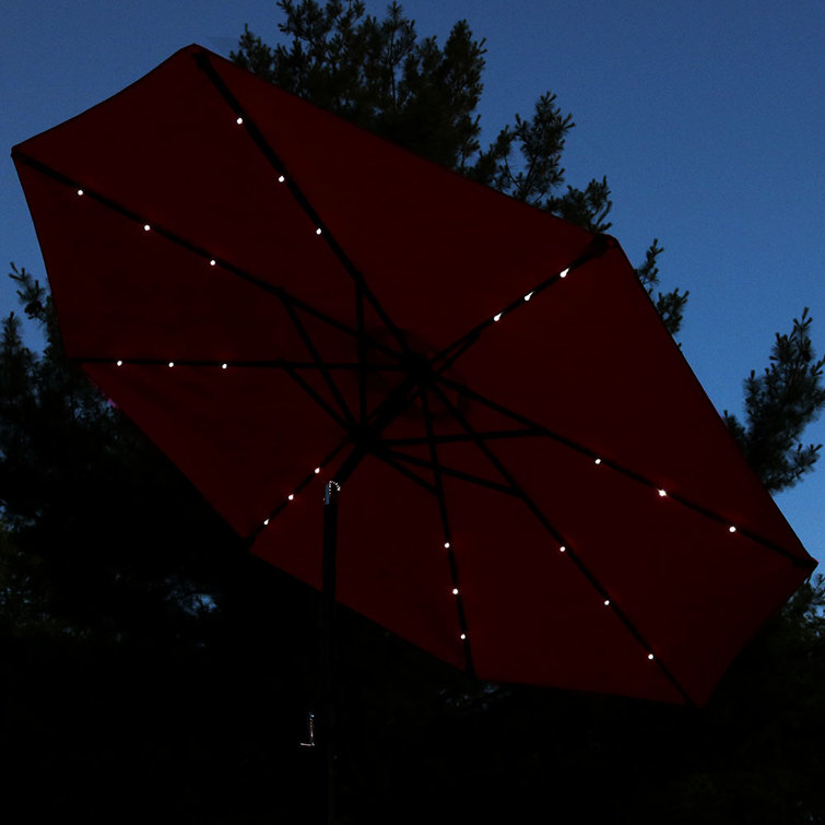 Jericho 108'' Lighted Market Umbrella