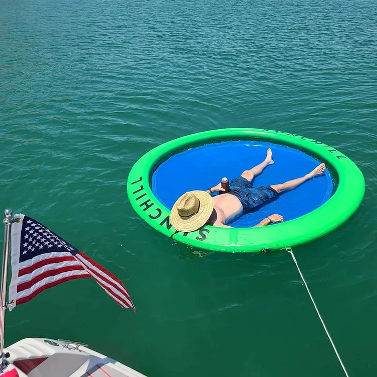 (☀SUMMER LIMITED 💥90% OFF)PORTABLE INFLATABLE OUTDOOR WATER FLOATING MAT