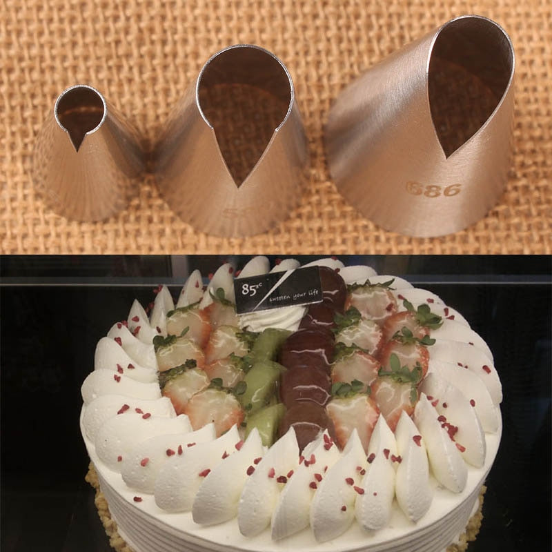 (Store Closing Sale) 1/3/5/7pc/set of chrysanthemum Nozzle Icing Piping Pastry