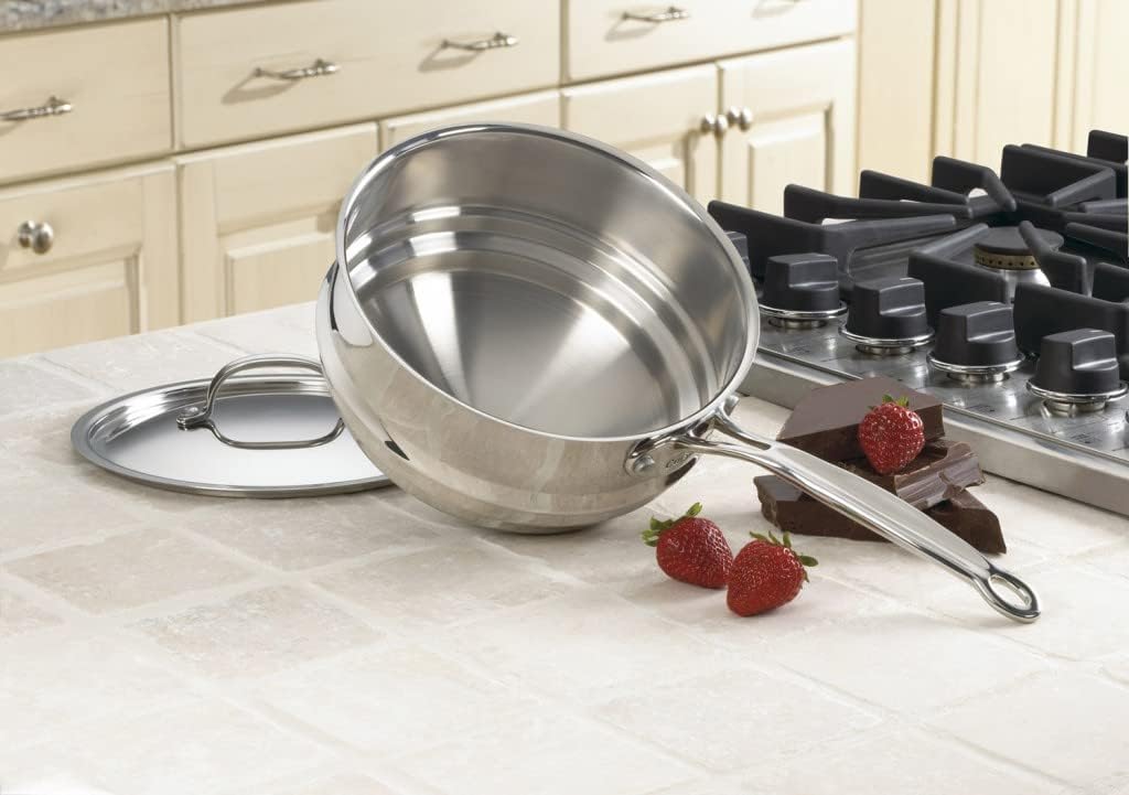 Stainless Steel 17-Piece Set Chef's-Classic-Stainless-Cookware-Collection