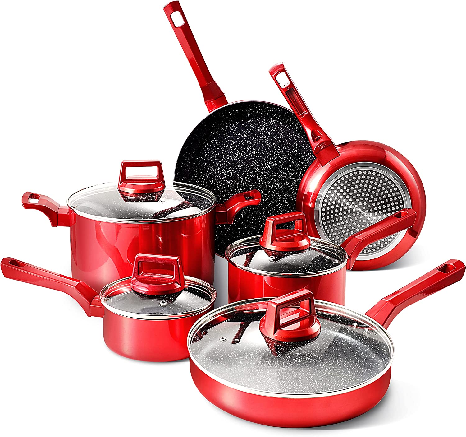 (Store Closing Sale) 10 Pcs Pots and Pans Sets