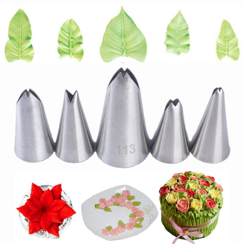 (Store Closing Sale) 1/3/5/7pc/set of chrysanthemum Nozzle Icing Piping Pastry