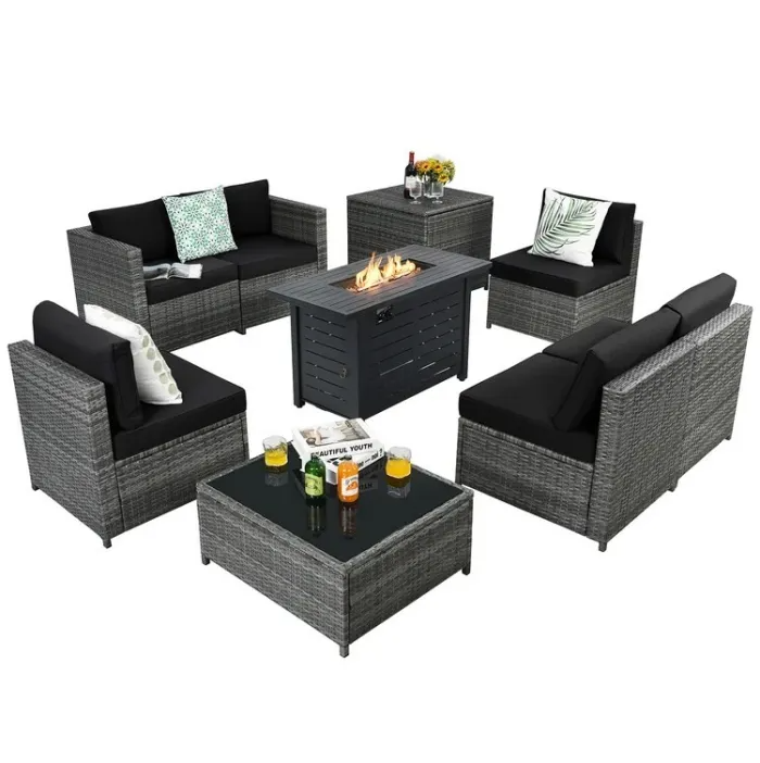 Rattan sofa set