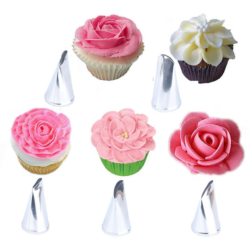 (Store Closing Sale) 1/3/5/7pc/set of chrysanthemum Nozzle Icing Piping Pastry