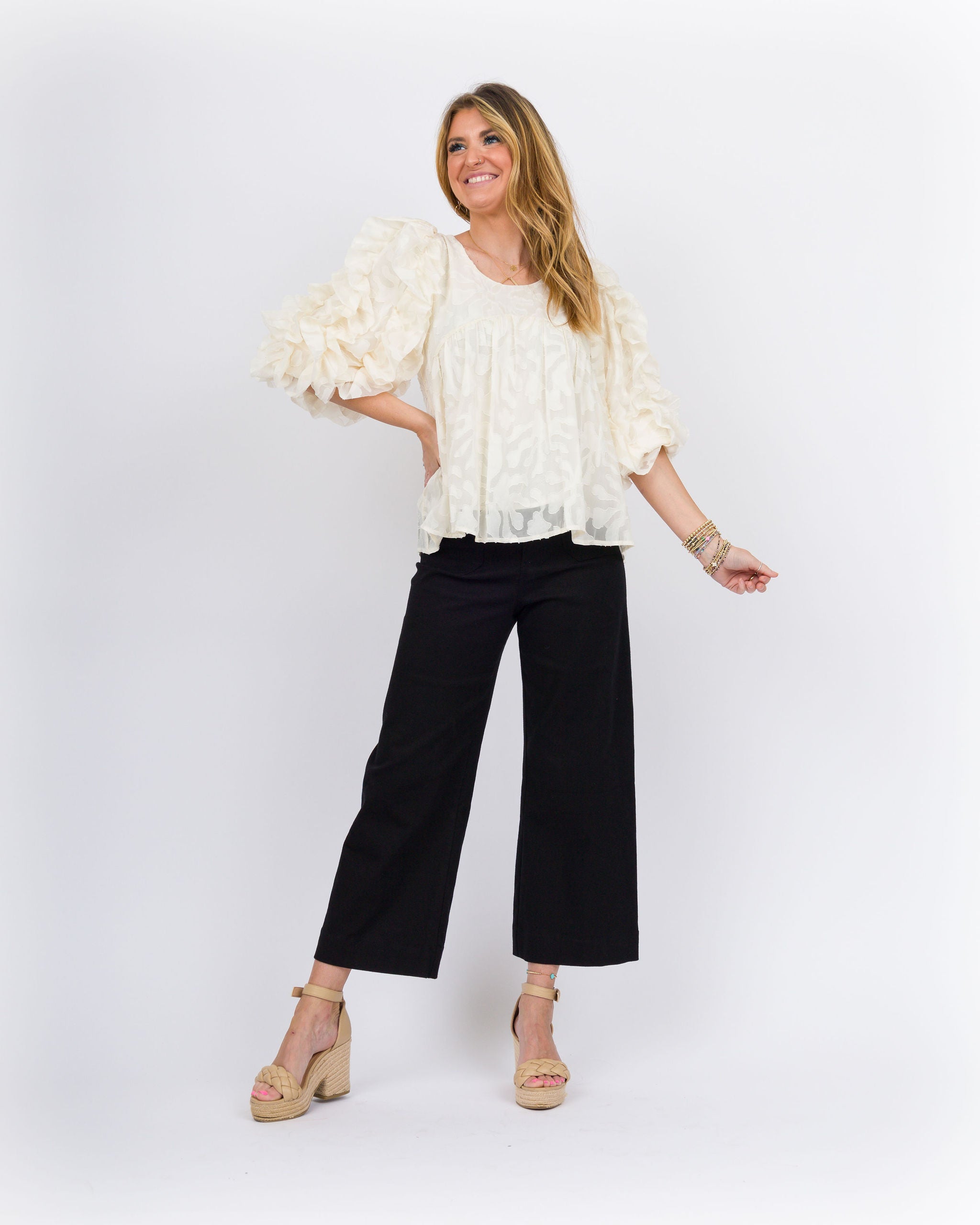 Josephine Ruffle Top