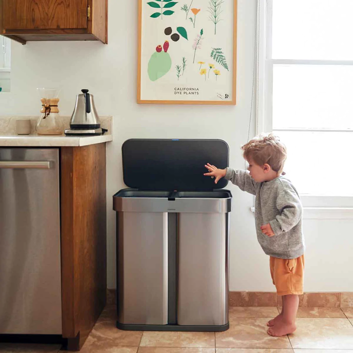 💝Last day for clearance - Intelligent sensor trash can - Buy 1 Get 1 Free ✨