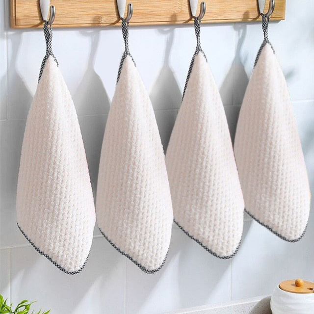 5pcs Household Kitchen Rags Gadgets