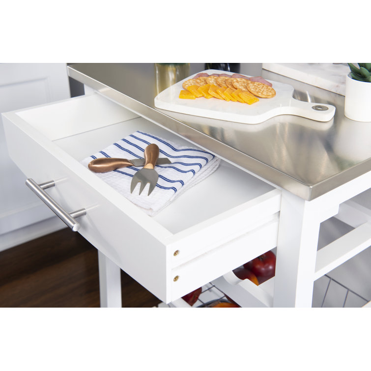 Macy Granite Kitchen Cart