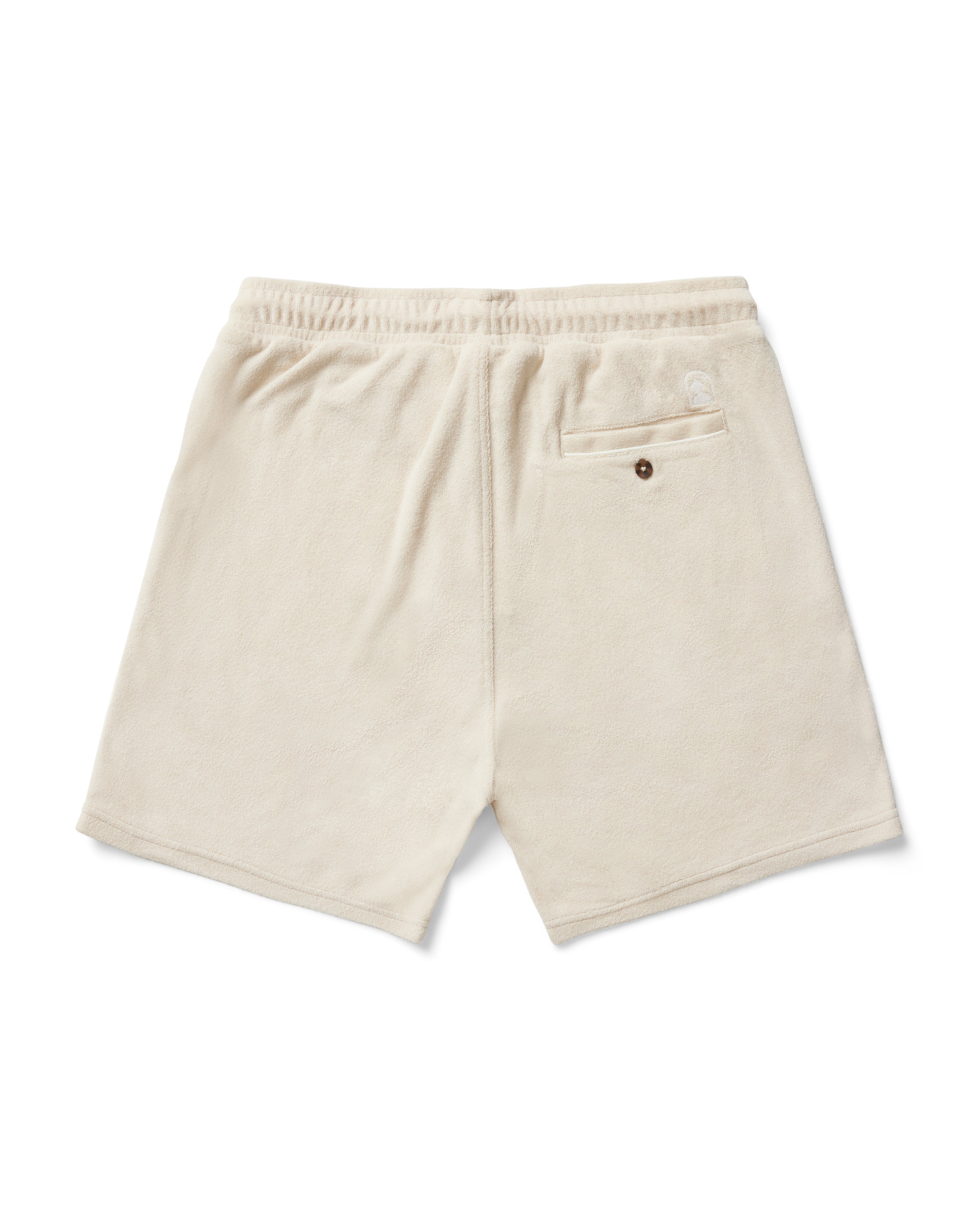 The Gaucho Terry Cloth Shorts - Alabaster