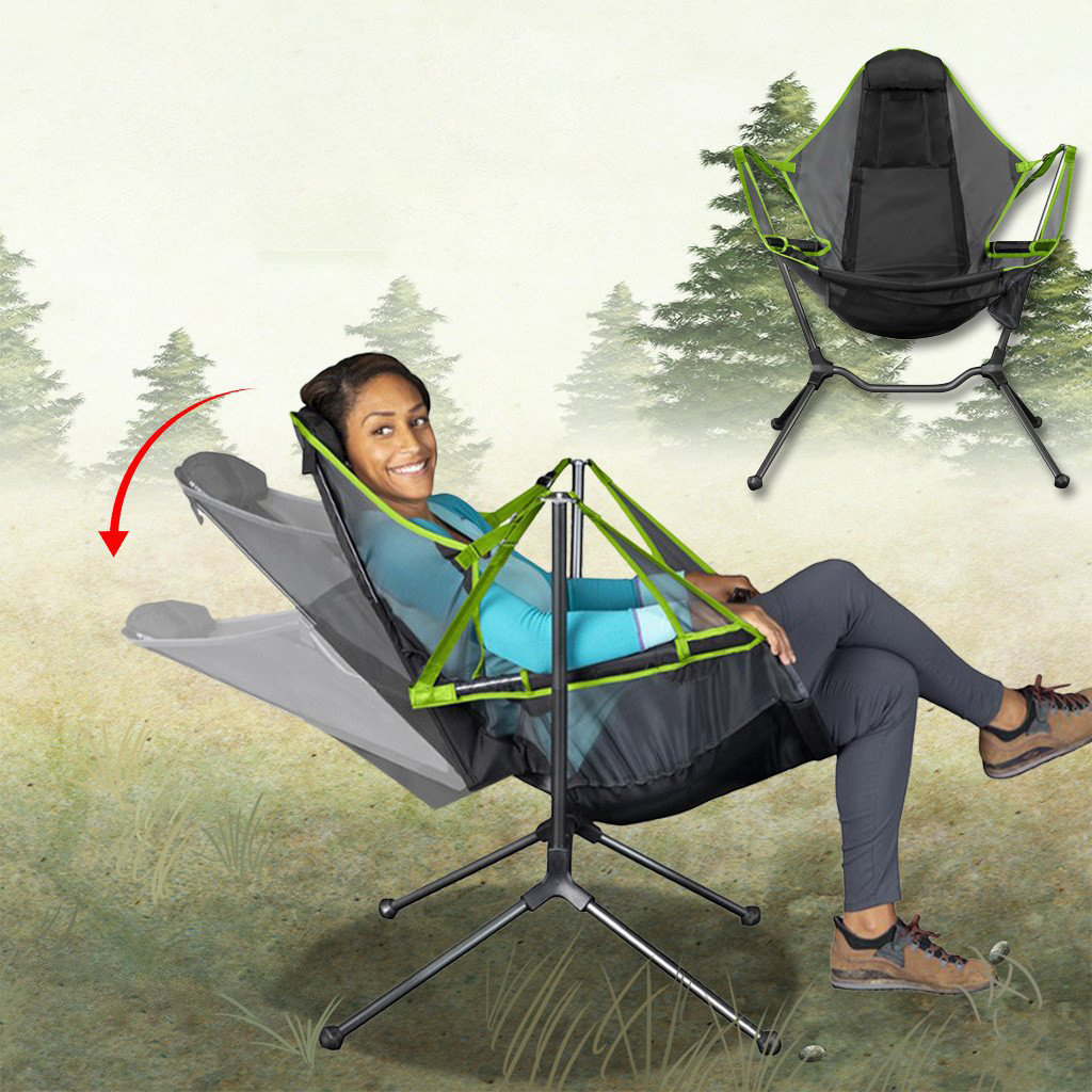 Recliner Luxury Camp Chairl Swinging Camping Chair