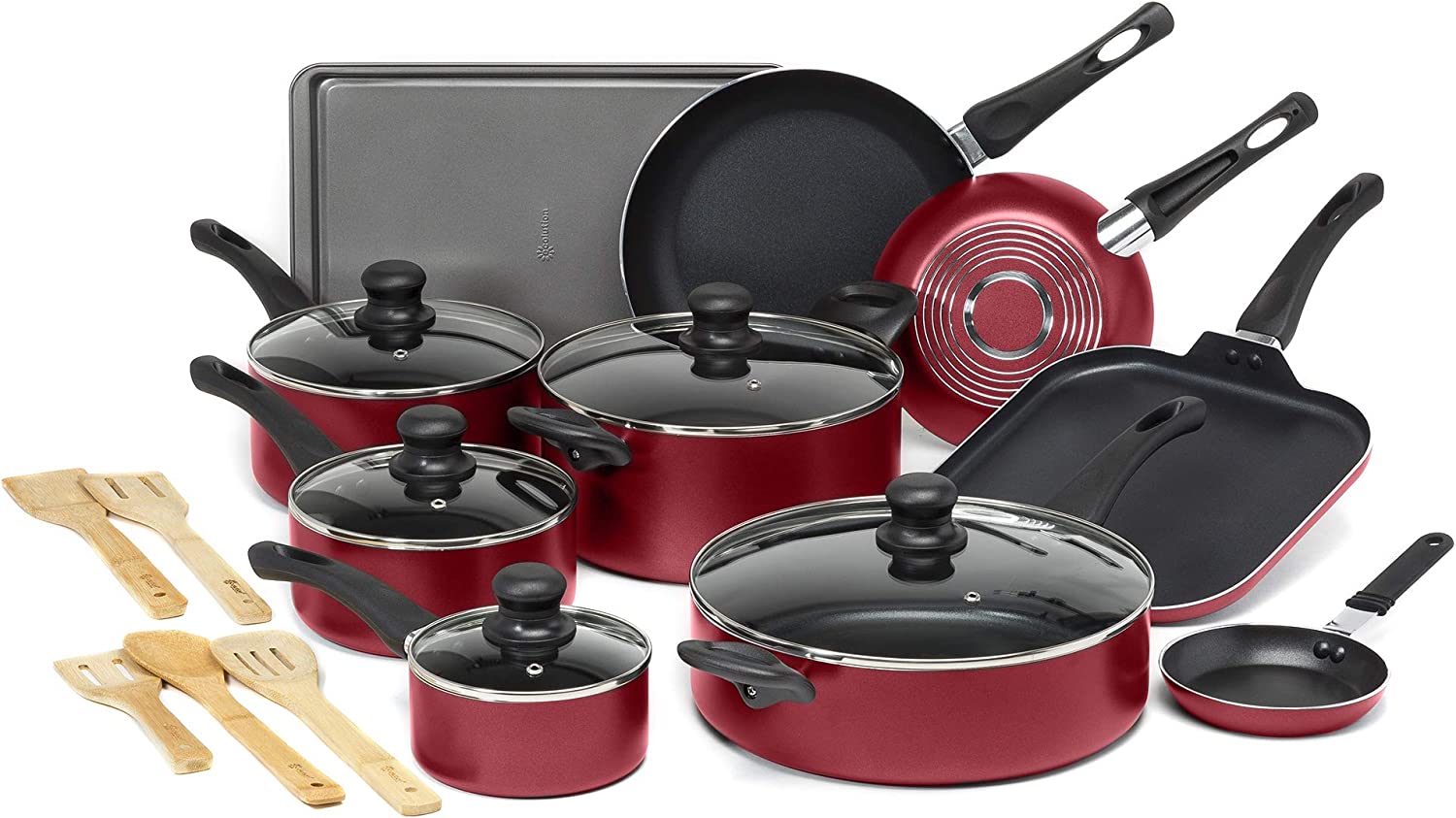 (Store Closing Sale) Nonstick Cookware Set  20-Piece