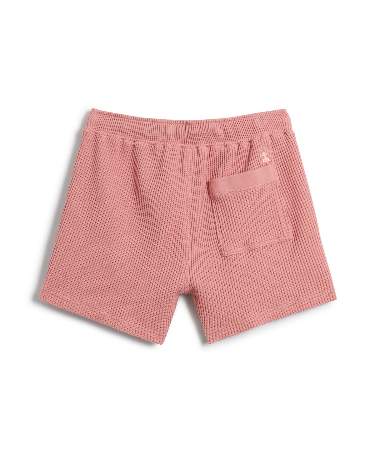 The Cannes Waffle Knit Shorts - Spanish Rose