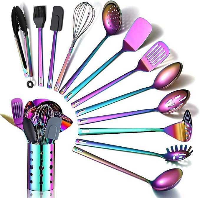 Rainbow Kitchen Utensil Set