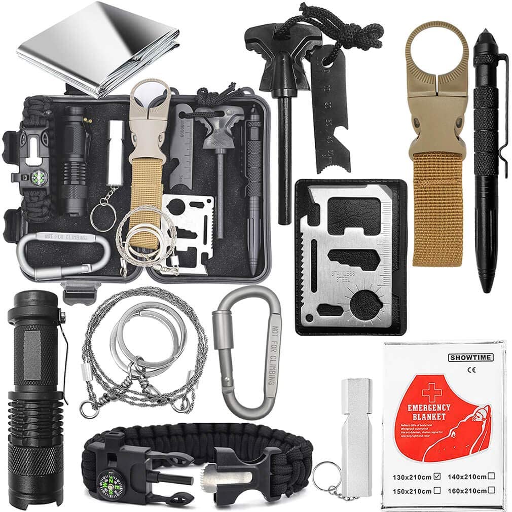 (Store Closing Sale) WildSurvive Pro - 18 in 1 Outdoor Survival Kit