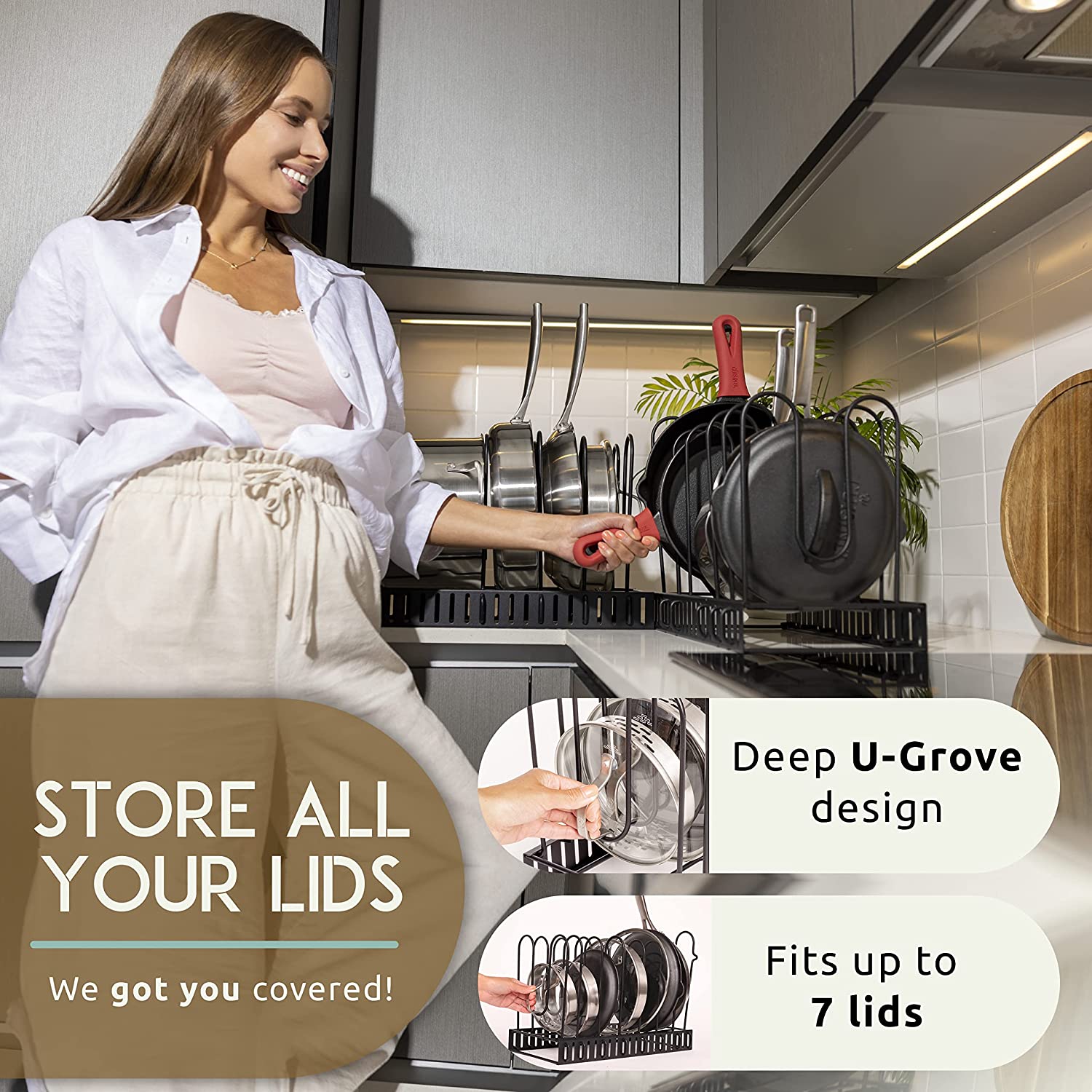 (Store Closing Sale) 3 DIY methods pot rack