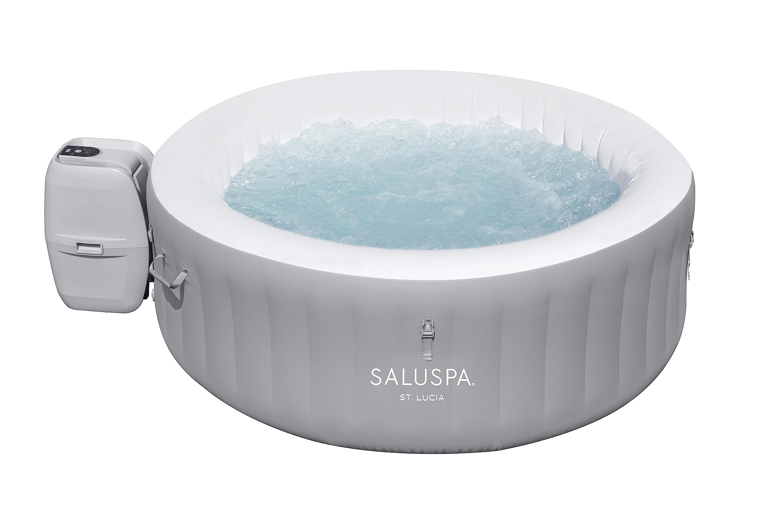 Bestway SaluSpa Budapest Inflatable Hot Tub Spa | Portable Hot Tub with Energy-Efficient Cover